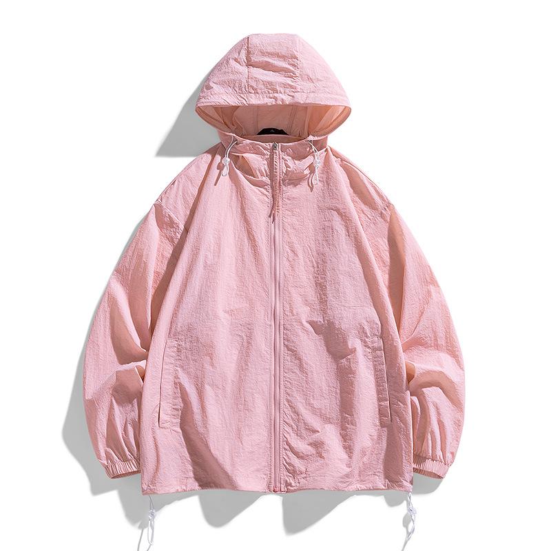 Men's Ice Silk Quick-Dry Sun Protection Jacket - Lightweight Outdoor Sports and Couple's Outfit Option.