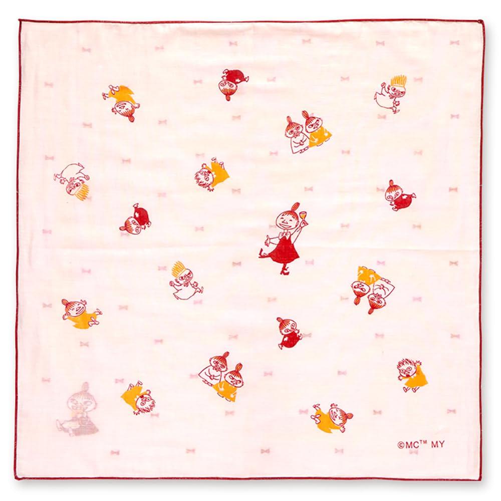 JIKAN STYLE Moomin Lunch Ribbon Sunny 48 X 48 05928 Cloth/Bento Wrap, 100% Cotton, Apple, Orange, Forest, Dot, Rain, Stripe, Day, Approx. Cm, (Ribbon