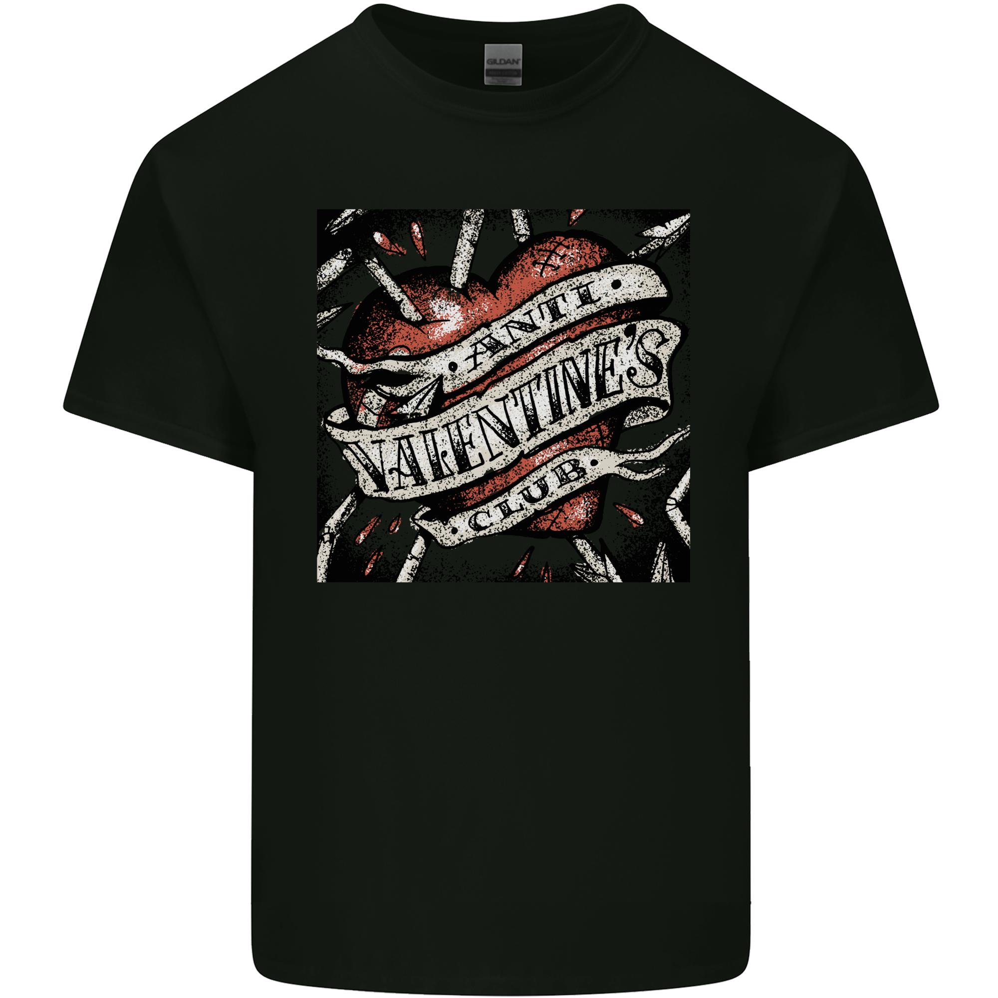 Anti Valentines Club Heart Singles Day Unisexs Light Cotton TShirt S