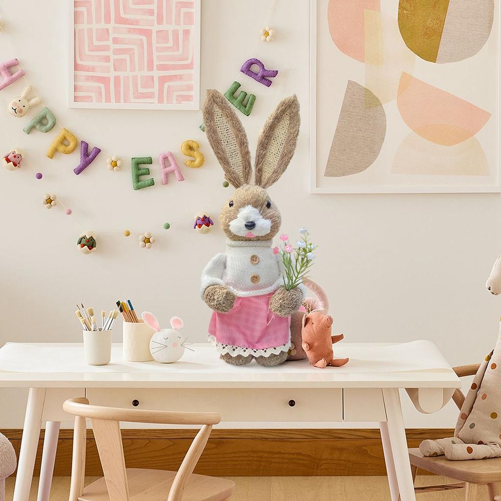 Easter Bunny Ornaments Home Decoration Shopping Mall Decoration Hagearbeid Decoration