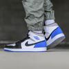 Jordan 1 Mid SE White Black Royal GS BQ6931-102
