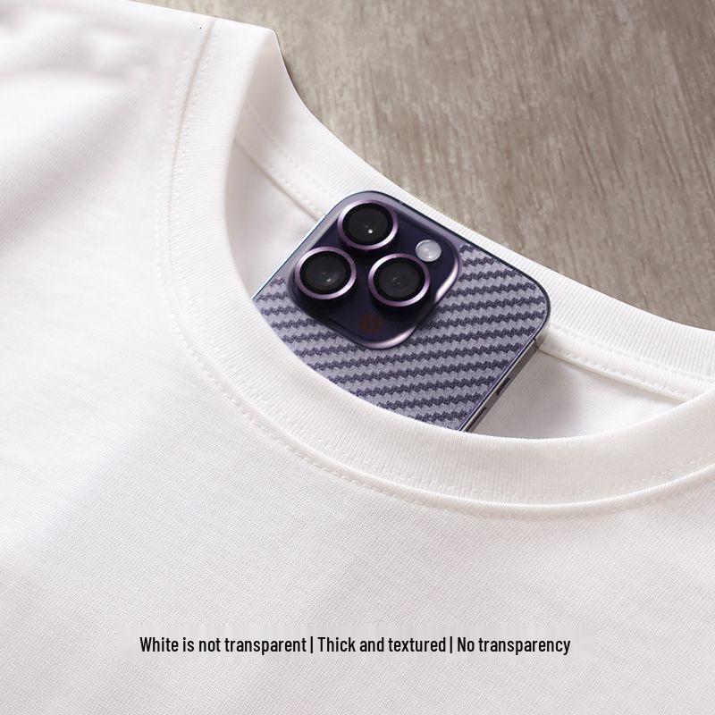 Unisex Trendy Cotton Short Sleeve T-Shirt - Simple Print, Five-Point Sleeve, Summer Style