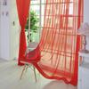 1PC Simple Voile Solid Color Sheer Tulle Curtains Window Curtains Living Room The Bedroom Window Screening Panel Cortinas