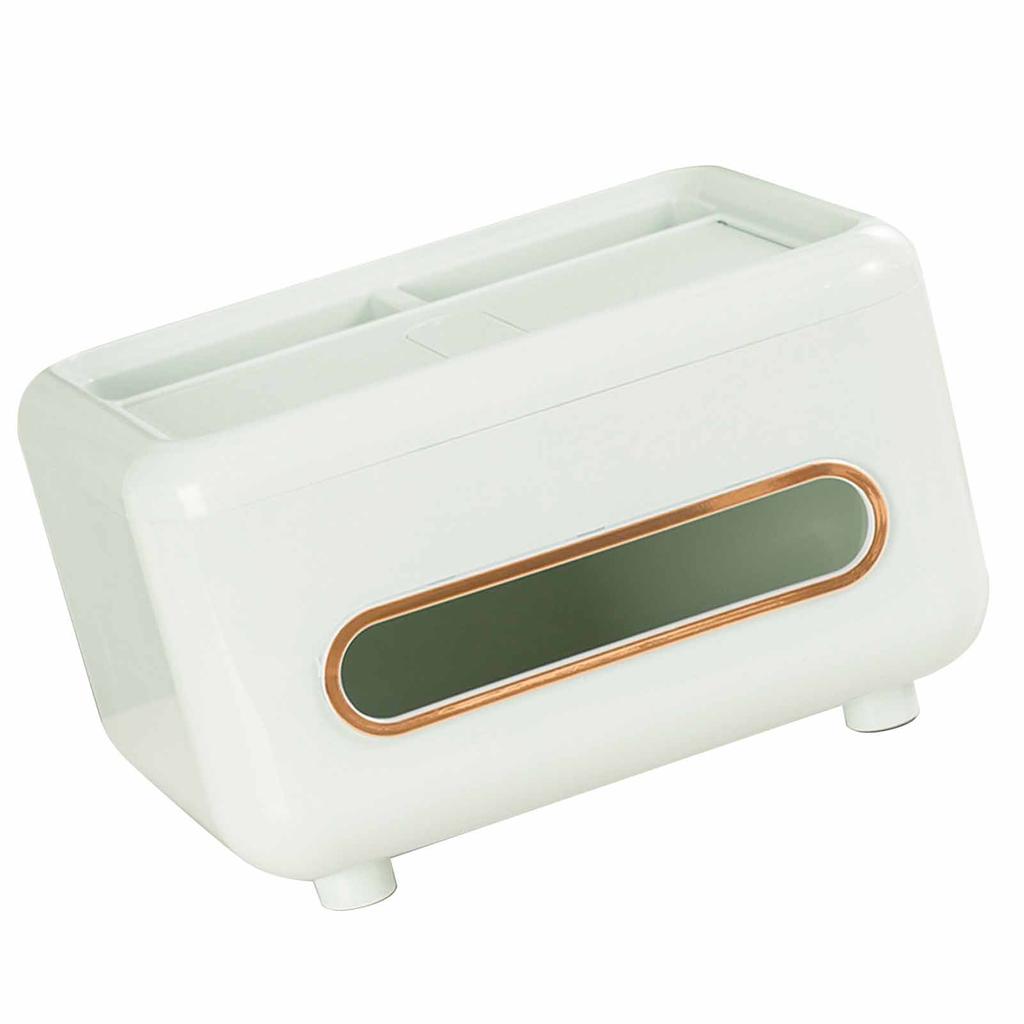 Desktop Tissue Box Multifunctional Home Tissue Dispenser Remote Control   Box for Living Room Restaurant