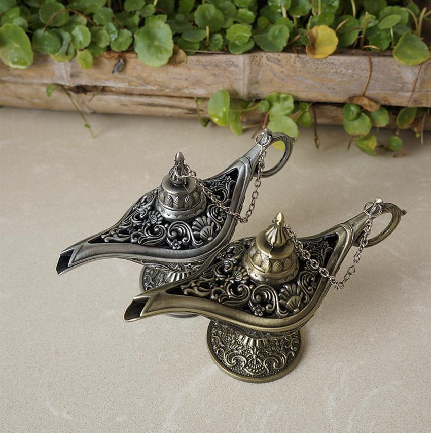 Magic Genie Lamps Incense Burners Retro Oil Home Decor Classic Gift