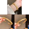 Vintage Cross Bracelet With Cz Zirconia Copper Gold Plating For Fashion Enthusiasts