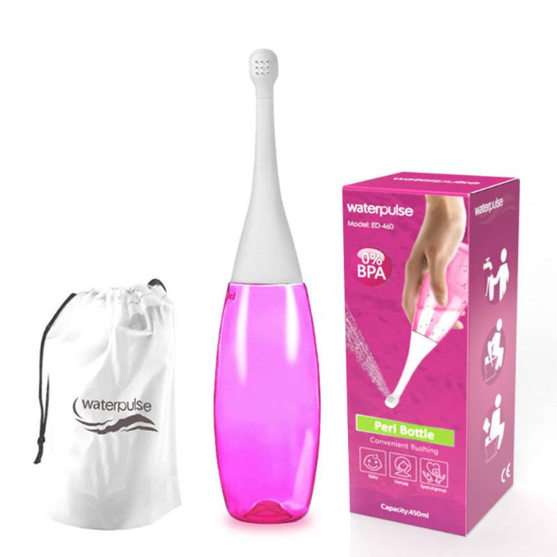 Waterpulse Tragbares Bidet Shattaf Für Toilettensitz Nachsorge Und Reise Weibliches Hygiene-Reinigungsgerät Mit Doppelstangen KTY