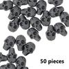 10/50Pcs Skull Nail Art Charms Flatback Beads, Punk Halloween Party Holiday Nail Art DIY Decoration
