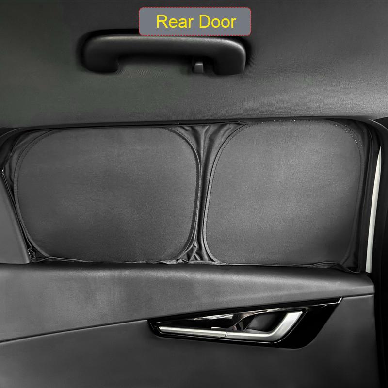 Car Black Window Privacy Sunshade For KIA EV6 CV 2023-Present Auto Anti-UV Heat Insulation Protect Cover Interior Accessory
