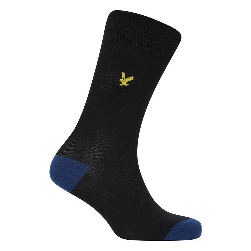 Lyle & Scott Mens Contrast Crew Socks (Pack of 5)