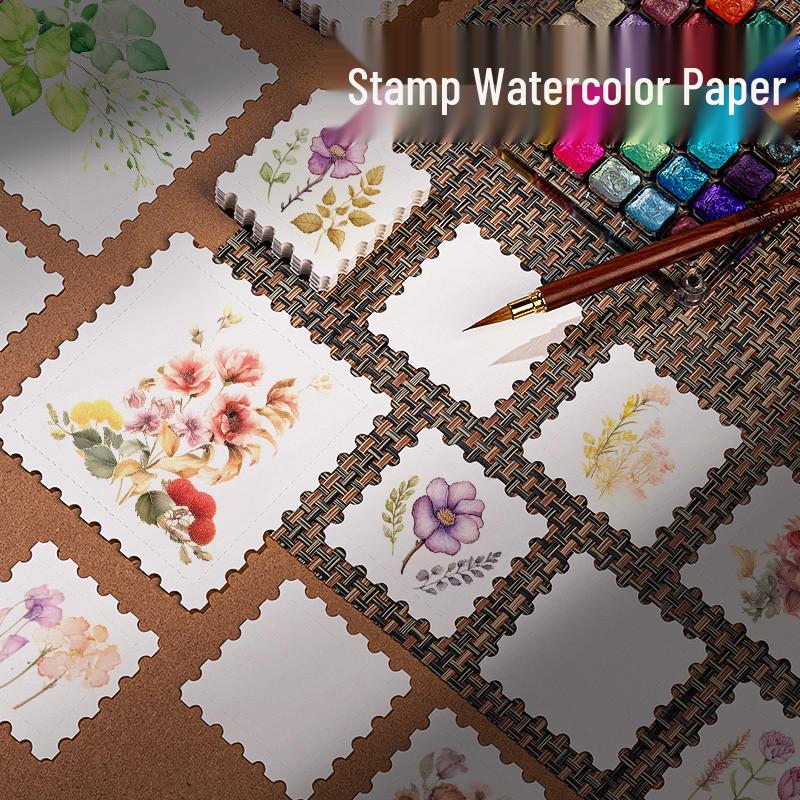 Irregular Watercolor Paper Bookmark & Postcard Set for Journaling and Painting