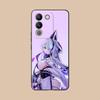 Azur Lane Unzen Matte TPU Mobile Phone Case for VIVO V60 V50 V40 V30 V29 V27 V25 V23 Pro Lite 5G Colorful Printing Cover