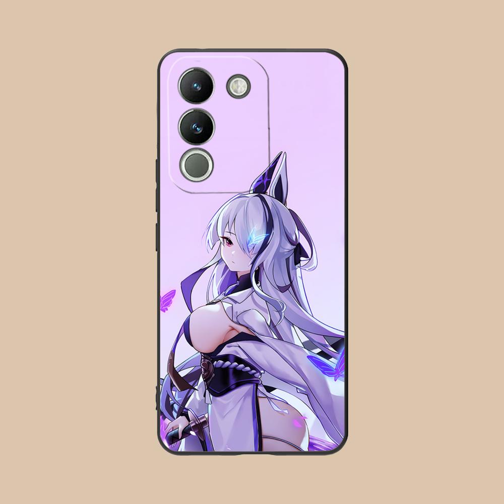 Azur Lane Unzen Matte TPU Mobile Phone Case for VIVO V60 V50 V40 V30 V29 V27 V25 V23 Pro Lite 5G Colorful Printing Cover