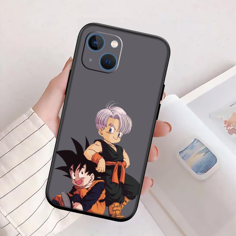 Dragon Ball Trunks New High-End Shell Phone Case for iPhone 16 15 14 13 12 Pro Max Plus Mini