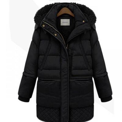 Winter Clearance Thickened Down Cotton Clothes Women's Medium and Long Trendy Winter Chic Lamb Wool Coat Women