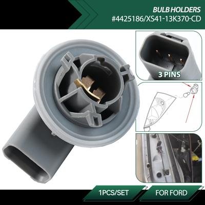 Car Rear Stop Brake Tail Light Lamp Base Bulb Holder Socket For Ford Focus MK1 MK2 1998-2008 4425186 XS41-13K370-CD XS4113K370CD