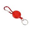Fishing Zinger Tape Measure Tool Retractor Keychain Portable Fly Fishing Badge Holder Carabiner Clip