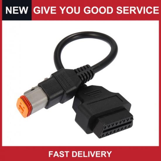 

Pack of 1 for Harley Davidson 4Pin to 16Pin Diagnostic Scanner Adapter Cable