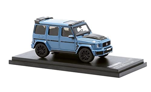 Almost Real Brabus G-Class Mercedes-AMG G 63-2020 - China Blue 1/64 Scale Diecast Model Car (Product Code: 660505001)