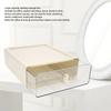 Transparent Material Storage Container Large Capacity Stackable Storage Bins Drawer Organizer  Home