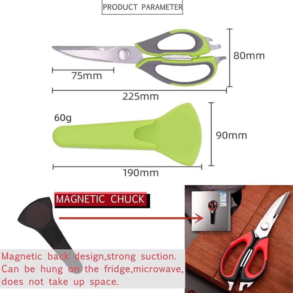 Kitchen Shears Heavy Duty Kitchen Scissors with Holder for Meat/Vegetables/BBQ/HerbsKitchen Accessories Cooking Tools