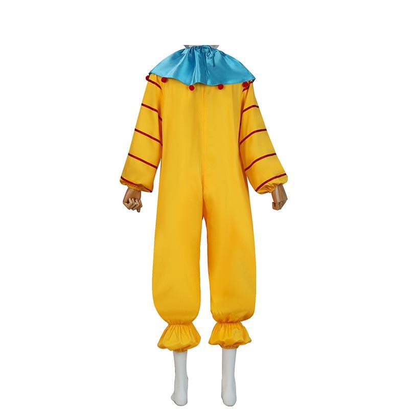 Horror Killer Klowns From Outer Space Costume Outfits Clown Mask Cosplay Joker Jumpsuit Halloween Carnival Purim Party Props