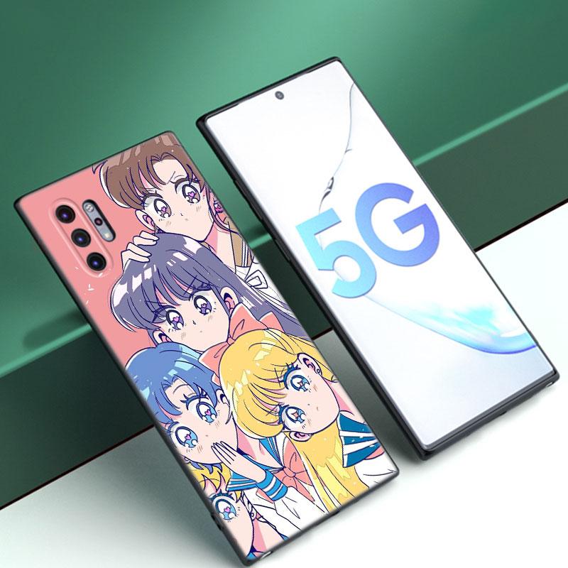 Anime Sailor Moon Telefon Fall Für Samsung M30 M31 S Hinweis 10 Lite 20 M04 M13 M32 M14 M23 M33 M34 M42 m52 M53 M54 M11 M12 M21 M22