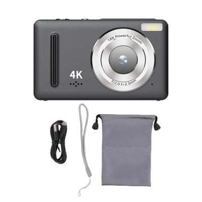 4K Digital Camera for Photography 64MP HD Autofocus Travel Camera with 2.4 Inch Screen for Teens Students