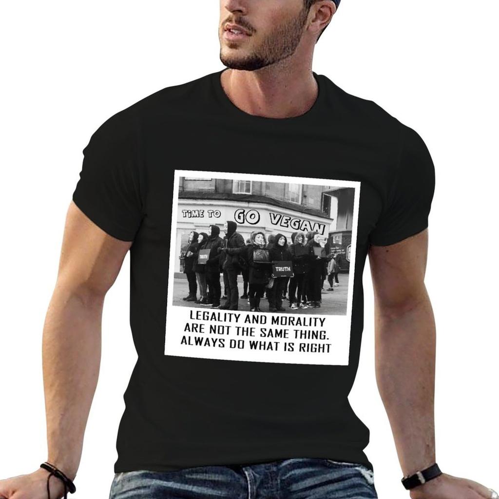 Anonymous For The Voiceless Cube Of Truth Vegan Animal Rights Tshirt Odor Resistant Short Sleeve Top