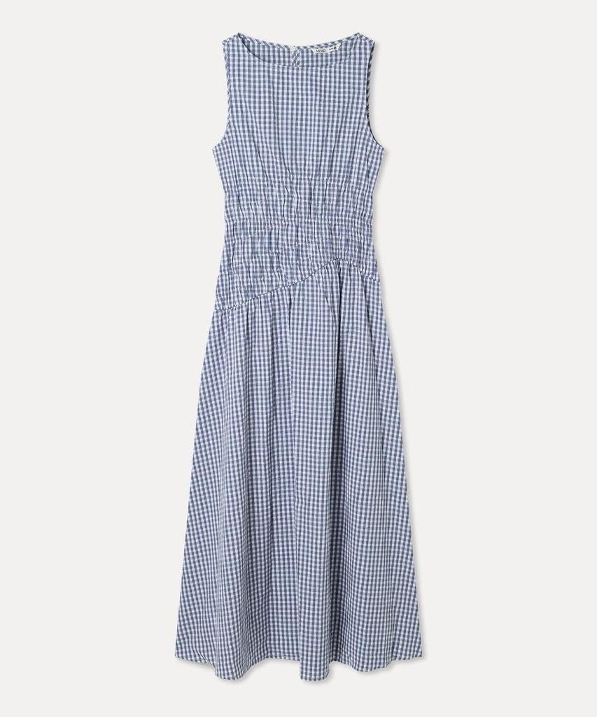 MIXXO Check Elastic Long Dress_Miwowg709G