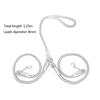 Nylon Ribbon Double Dog Leash Braided Tangle Training Traction Dog Rope
