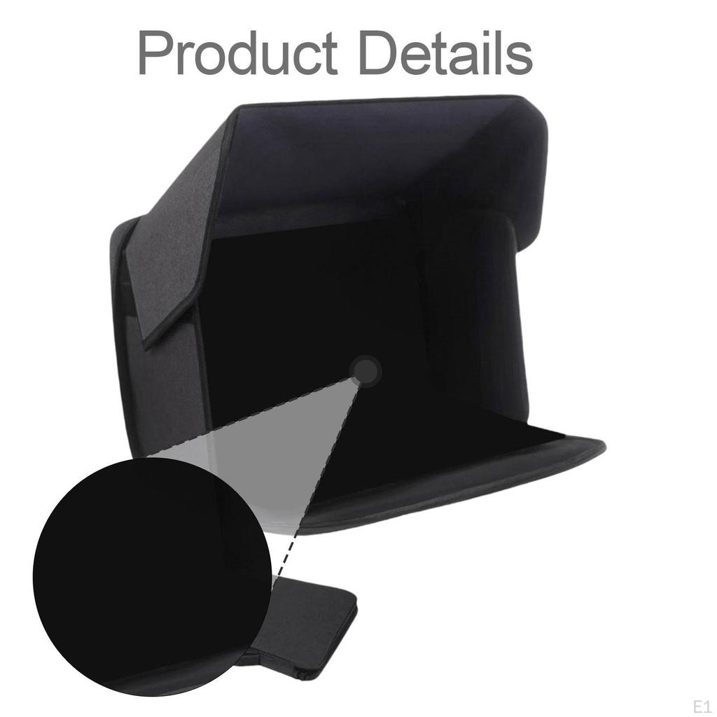 16" Laptops Privacy Screen Hood Travel Portable Lightweight Laptop Shade Bag for Working Outside