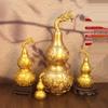 Brass Pixiu Wealth Gourd Ornament for Home or Office Decor