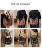 Retro Plaid Plush Shoulder Tote - Classic Large Capacity for College Students