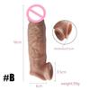 Realistic Penis Extension Cock Sleeve Reusable Silicone Penis Enlarger Delay Condoms For Men Dildo Enhancer Sex Toys