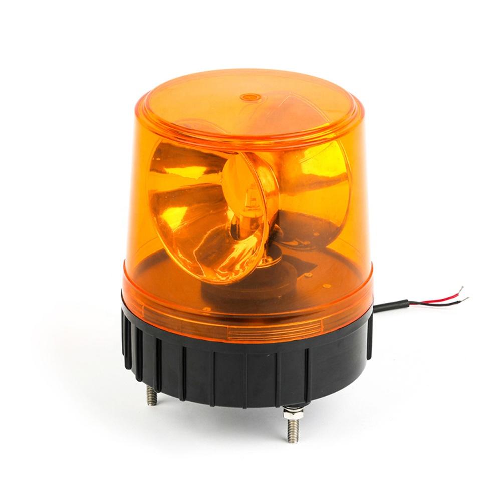 Rotating Halogen Safety Light 12V LED Rotary Round Beacon Warning Light for Trucks Engineering Vehicles