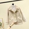 Damska jesienno-zimowa kurtka termiczna z pogrubieniem polaru Outdoor Lamb Fleece Jacket Thermal Top