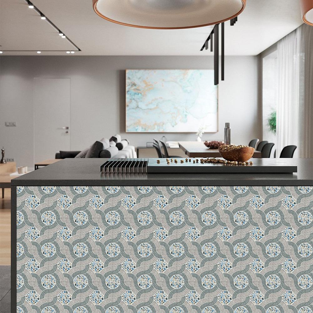 10Pcs Cobblestone Texture Imitation Wall Stickers Imitation Brick Bedroom Decoration Waterproof Self Adhesive Tile Wallpaper