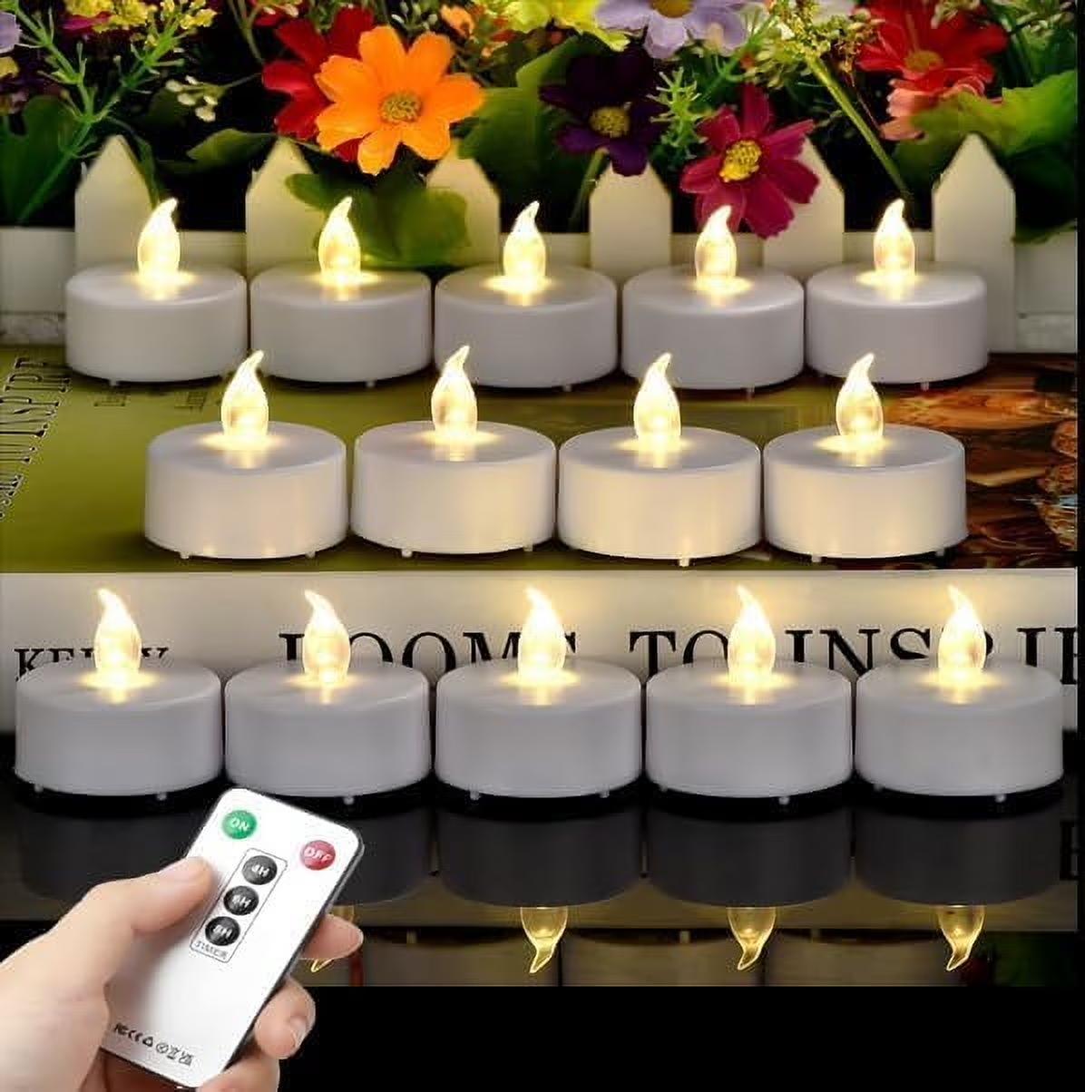 

12 Pack Valentine s Day Wedding Glow Tea Candles Religious Christmas Party Supplies Home Decoration LED Candle Lights One Size белый