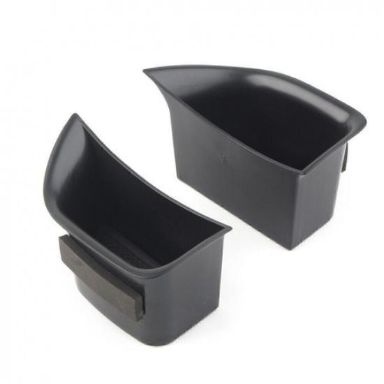 2Pcs Fit Continental 2017-2018 Car Front Door Handle Armrest Storage Box