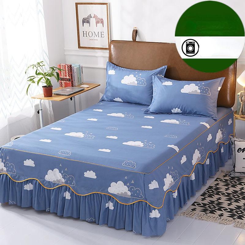 Non-slip One-piece Bed Skirt Korean Style Bedspread Can Not Afford Ball Bed Sheet Sheet Simmons Protective Cover