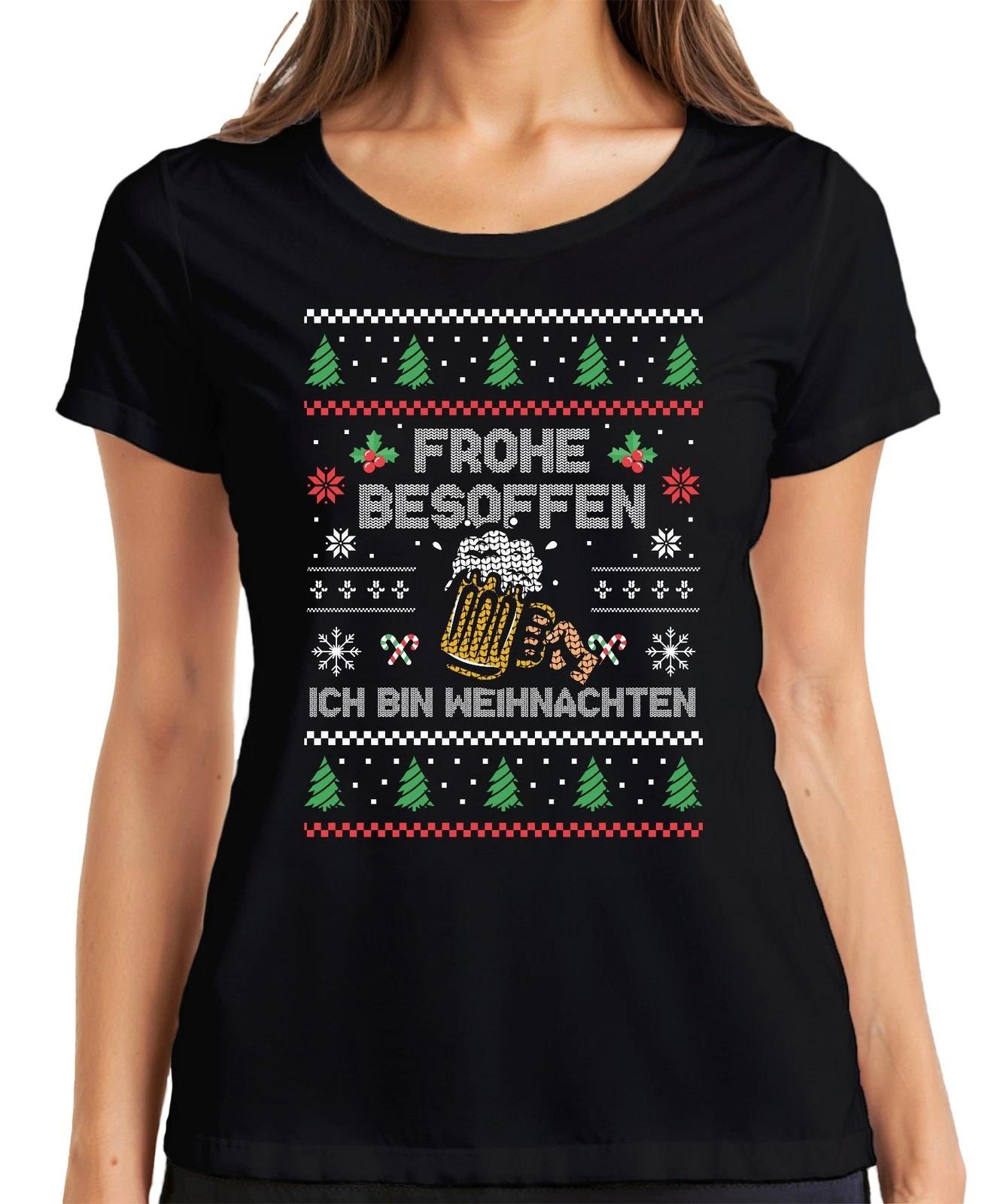 Frohe Besoffen Lustiger Weihnachtsspruch - Weihnachten Weihnachtsgeschenk Christ XXL