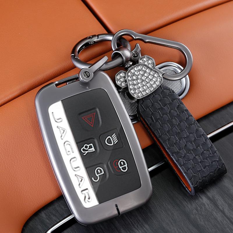 Pouzdro na klíče Jaguar XEL/XFL/F-PACE/E-PACE/F-TYPE Kovový kryt
