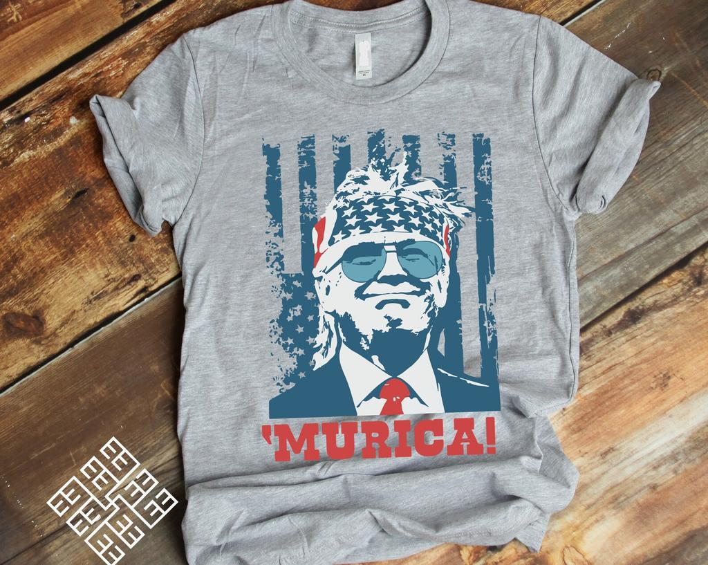 President Donald Trump Murica Vintage USA Flag POTUS Tee Shirt, Patriot T shirt, 4th Of July Patriotic American Party Shirt