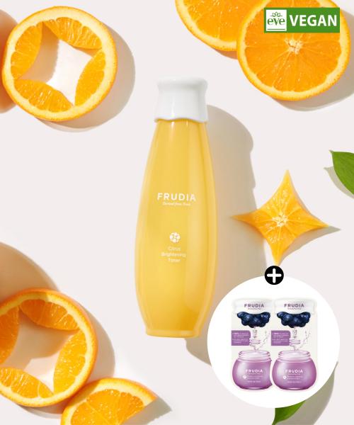 Frudia Tangerine Brightening Whitening Toner (with 3ml sample) Standard (with free sample)