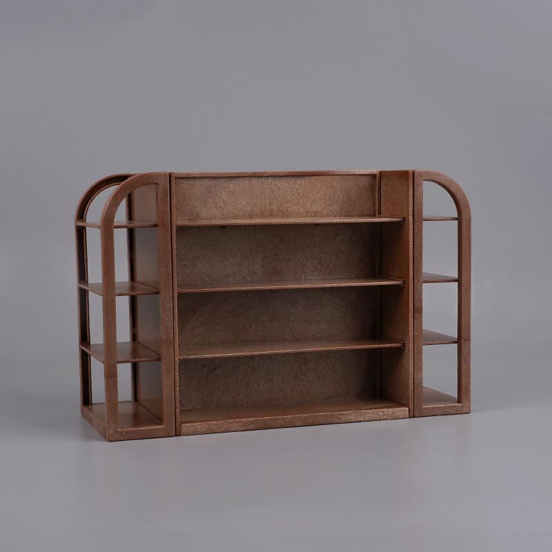 

Красивые мини-симуляция Супермаркет Четырехсторонние полки, Украшения для кукольного домика, Напитки, Игры с едой, Детская игрушка-модель для игрового домика