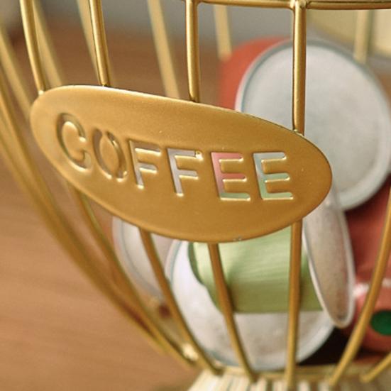 Coffee Capsule Storage Bowl Large Capacity Espresso Pods Organizer Countertop Coffee Capsule Holder for Snacks Candies Coffee Bar