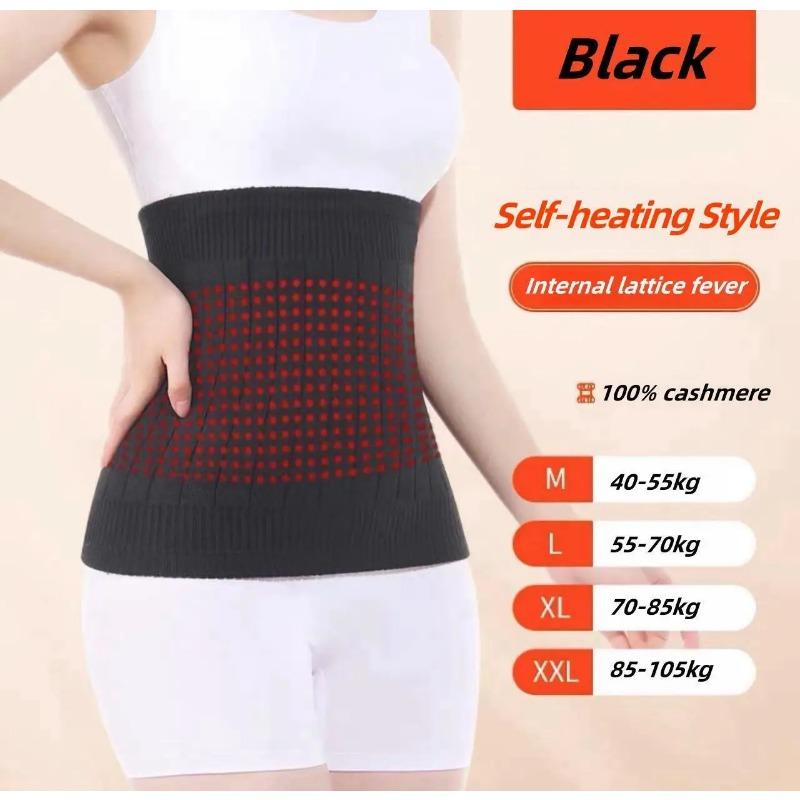 Cashmere Waist Belts with 100% cashmere Thicken Thermal Cashmere Waist Warmer Lumbar Support Belt Cold Stomach Protection Sport