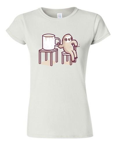 Junior Randy Otter Sloth Mondays Cute Lazy Portray Cute Funny Art DT T-Shirt Tee Unisex T-Shirt XXL