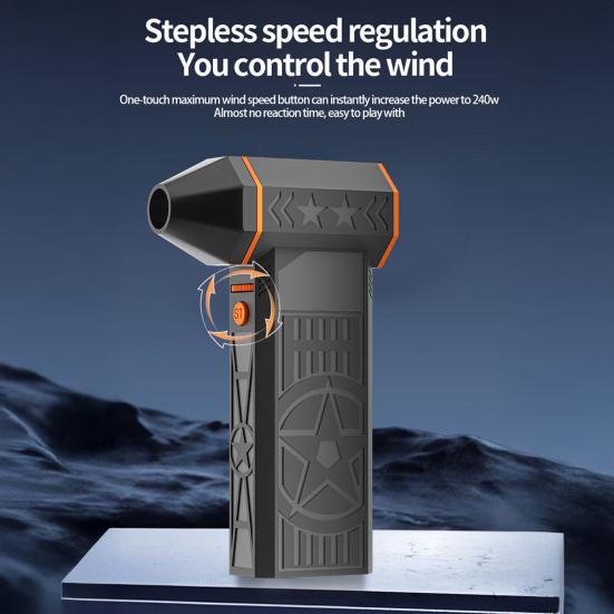 Brushless Turbofan 13W High-Power Motor Lightweight Portable Design High-power Driver Fan Home Office Cooling Fan